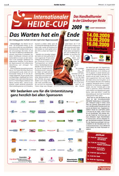 Ankündigung Heide-Kurier12.08.2009